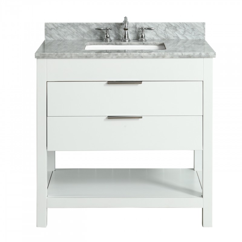 Breeze Floor Mount 36” Single Sink Vanity Freestanding Bathroom