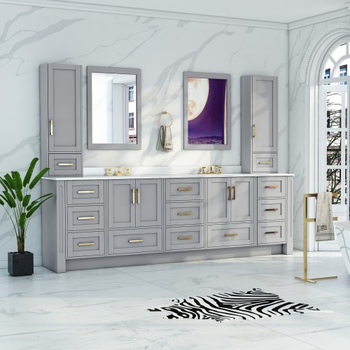 Flow Floor Mount Custom Size Vanity Freestanding Bathroom Vanities