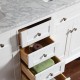 Yasmine Floor Mount 60" Double Sink Vanity