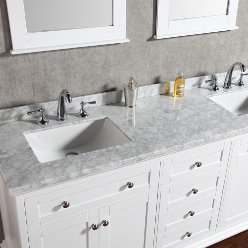 Yasmine Floor Mount 72” Double Sink Vanity – Freestanding Bathroom Vanities - Toronto, Canada | Virta Luxury Bathroom Furniture