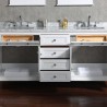 Yasmine Floor Mount 72” Double Sink Vanity – Freestanding Bathroom Vanities - Toronto, Canada | Virta Luxury Bathroom Furniture