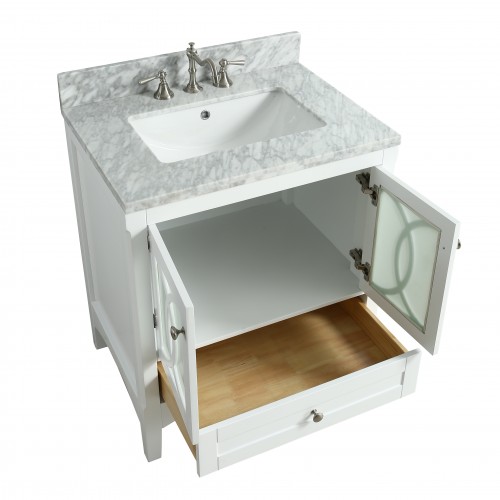 Romance Floor Mount 30” Single Sink Vanity – Freestanding Bathroom Vanities - Toronto, Canada | Virta Luxury Bathroom Furniture