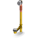 Virta Spoutless Tub Filler and Drain