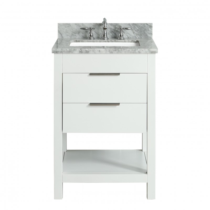 Breeze Floor Mount 24” Single Sink Vanity Freestanding Bathroom