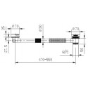 Virta Spoutless Tub Filler and Drain