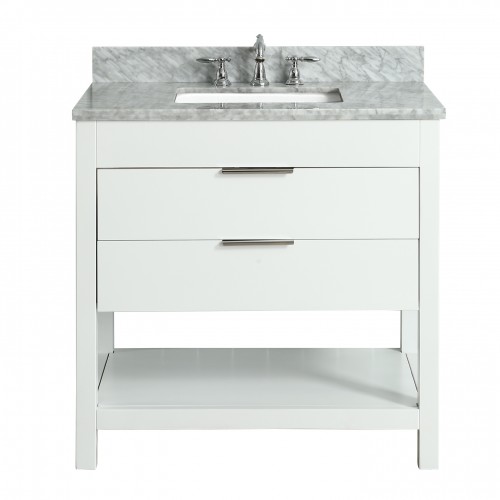 Breeze Floor Mount 36 Single Sink Vanity Freestanding Bathroom