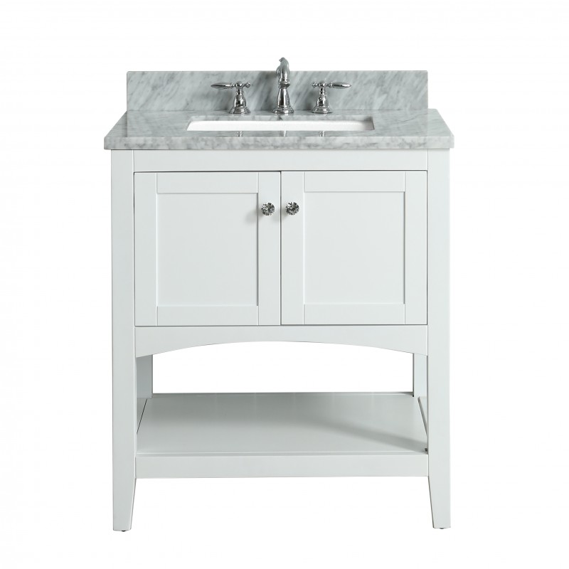 Sirena Floor Mount 30” Single Sink Vanity Freestanding Bathroom