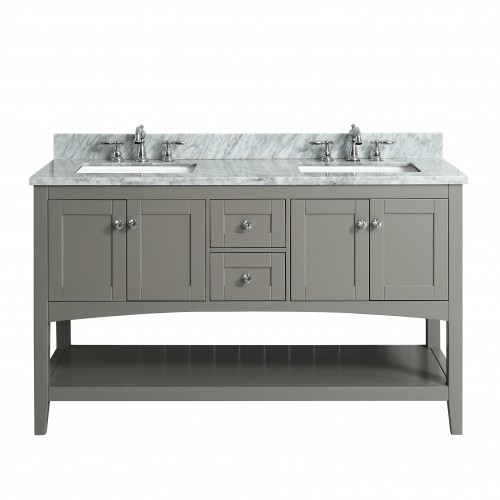 Sirena Floor Mount 60" Double Sink Vanity