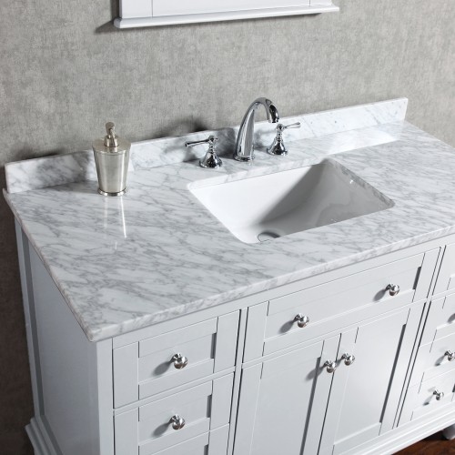 Yasmine Floor Mount 48” Single Sink Vanity – Freestanding Bathroom Vanities - Toronto, Canada | Virta Luxury Bathroom Furniture