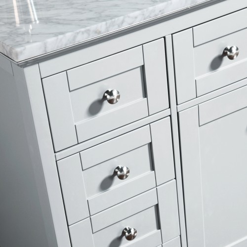 Yasmine Floor Mount 48” Single Sink Vanity – Freestanding Bathroom Vanities - Toronto, Canada | Virta Luxury Bathroom Furniture