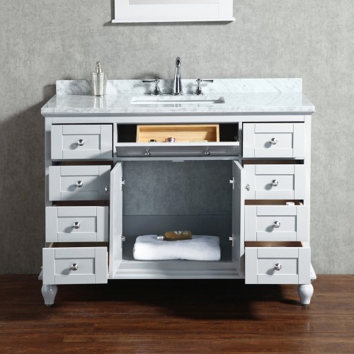 Yasmine Floor Mount 48” Single Sink Vanity – Freestanding Bathroom Vanities - Toronto, Canada | Virta Luxury Bathroom Furniture