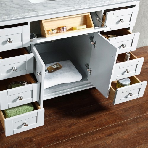 Yasmine Floor Mount 48” Single Sink Vanity – Freestanding Bathroom Vanities - Toronto, Canada | Virta Luxury Bathroom Furniture