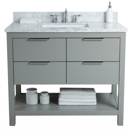 Breeze Floor Mount 42" Single Sink Vanity