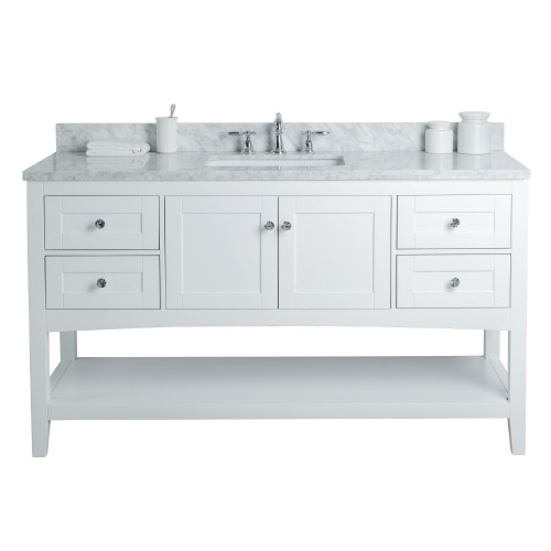 Sirena Floor Mount 60" Single Sink Vanity