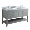 Sirena Floor Mount 60" Single Sink Vanity