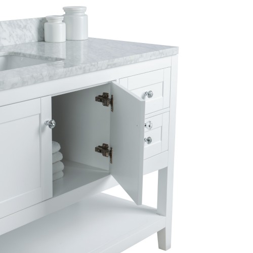 Sirena Floor Mount 60" Single Sink Vanity