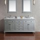 Yasmine Floor Mount 72" Double Sink Vanity