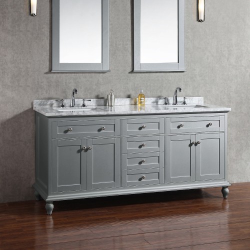Yasmine Floor Mount 72” Double Sink Vanity – Freestanding Bathroom Vanities - Toronto, Canada | Virta Luxury Bathroom Furniture