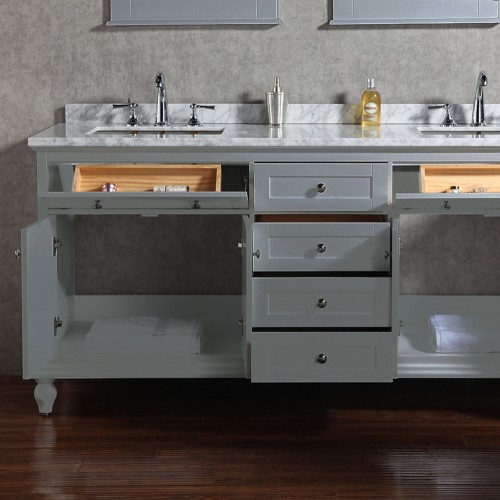 Yasmine Floor Mount 72” Double Sink Vanity – Freestanding Bathroom Vanities - Toronto, Canada | Virta Luxury Bathroom Furniture
