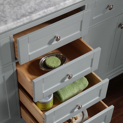 Yasmine Floor Mount 72” Double Sink Vanity – Freestanding Bathroom Vanities - Toronto, Canada | Virta Luxury Bathroom Furniture