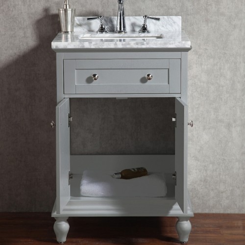 Yasmine Floor Mount 24” Single Sink Vanity – Freestanding Bathroom Vanities - Toronto, Canada | Virta Luxury Bathroom Furniture