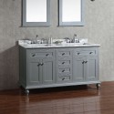 Yasmine Floor Mount 60” Double Sink Vanity – Freestanding Bathroom Vanities - Toronto, Canada | Virta Luxury Bathroom Furniture