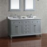 Yasmine Floor Mount 60” Double Sink Vanity – Freestanding Bathroom Vanities - Toronto, Canada | Virta Luxury Bathroom Furniture
