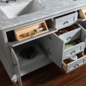 Yasmine Floor Mount 60” Double Sink Vanity – Freestanding Bathroom Vanities - Toronto, Canada | Virta Luxury Bathroom Furniture