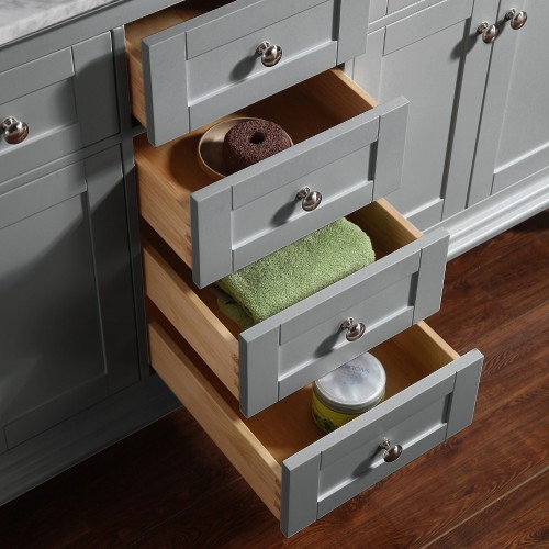 Yasmine Floor Mount 60” Double Sink Vanity – Freestanding Bathroom Vanities - Toronto, Canada | Virta Luxury Bathroom Furniture