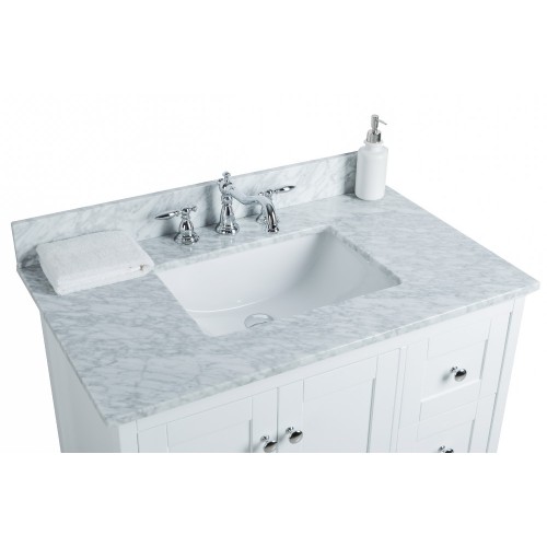 Yasmine Floor Mount 36” Single Sink Vanity – Freestanding Bathroom Vanities - Toronto, Canada | Virta Luxury Bathroom Furniture