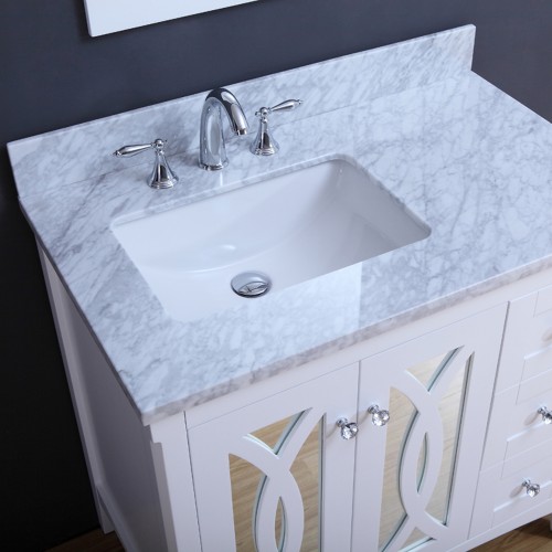 Romance Floor Mount 36” Single Sink Vanity – Freestanding Bathroom Vanities - Toronto, Canada | Virta Luxury Bathroom Furniture