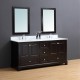 Dalia Floor Mount 72'' Vanity