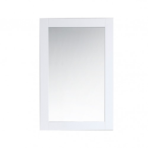 Virta 24" Rectangular Wood Framed Bathroom Mirror