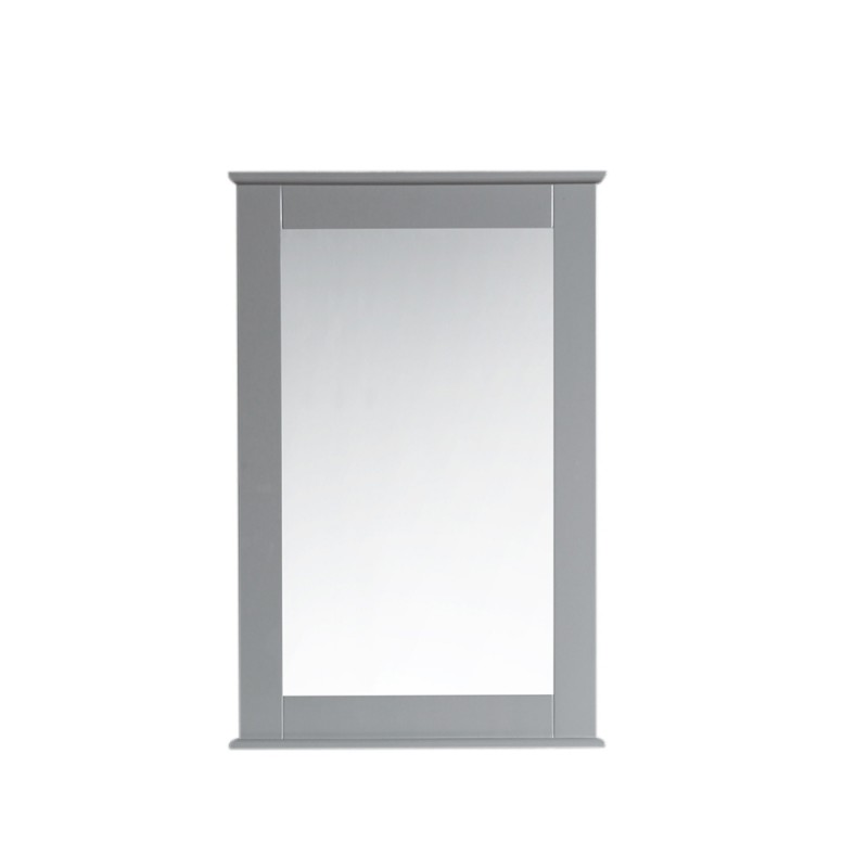 Virta Rectangular 24" Bathroom Mirror with Decorative Molding