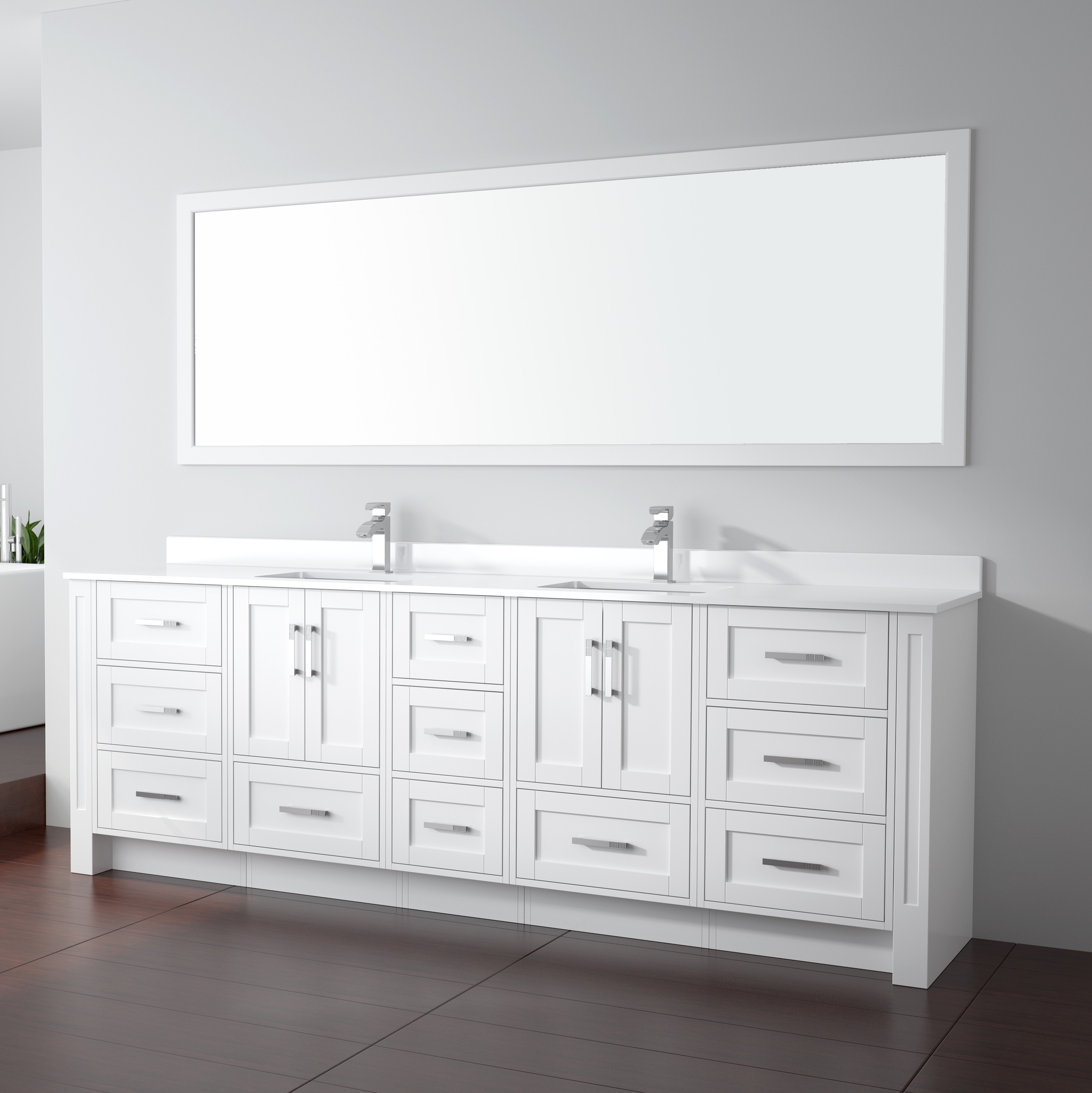 Flow Floor Mount 97 Vanity Freestanding Bathroom Vanities Toronto Canada Virta Luxury Furniture Flow Floor Mount 97 Vanity, 41 Bathroom Vanity Canada