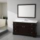 Charm Floor Mount 60'' Single Sink Vanity