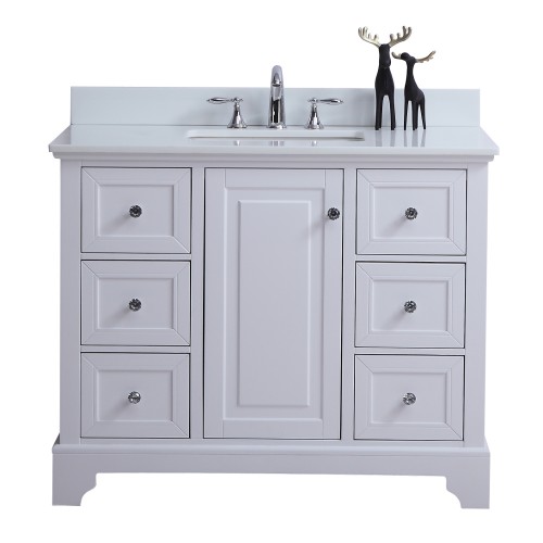 Dalia Floor Mount 42" Single Sink Vanity