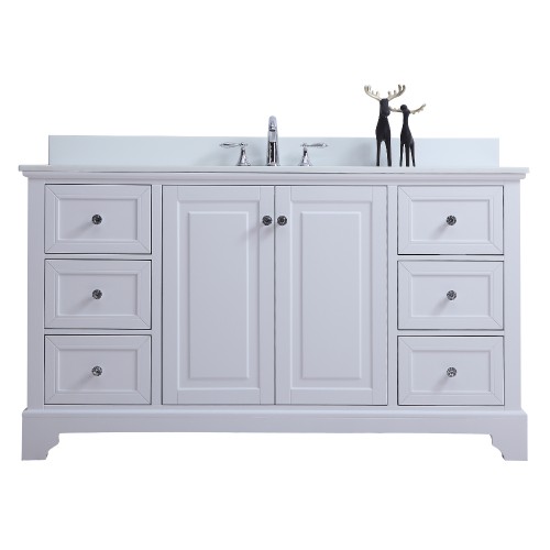 Dalia Floor Mount 60" Single Sink Vanity