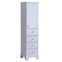 Dalia Solid Wood 18" Linen Tower