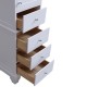 Dalia Solid Wood 18" Linen Tower