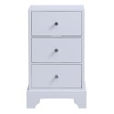 Dalia Solid Wood 18" Linen Tower