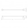 Rhea 30" Single Towel Bar