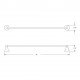 Rhea 24" Single Towel Bar