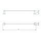 Daphne 12&quot; Single Towel Bar