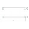 Daphne 30" Single Towel Bar
