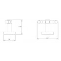 Daphne Double Robe Hook