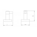 Daphne Single Robe Hook