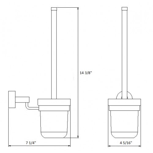 Daphne Toilet Brush Holder