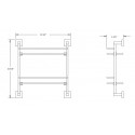 Zenith Double Glass Shelf
