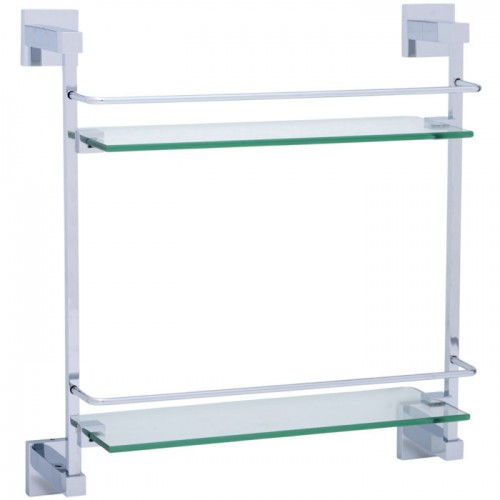 Zenith Double Glass Shelf